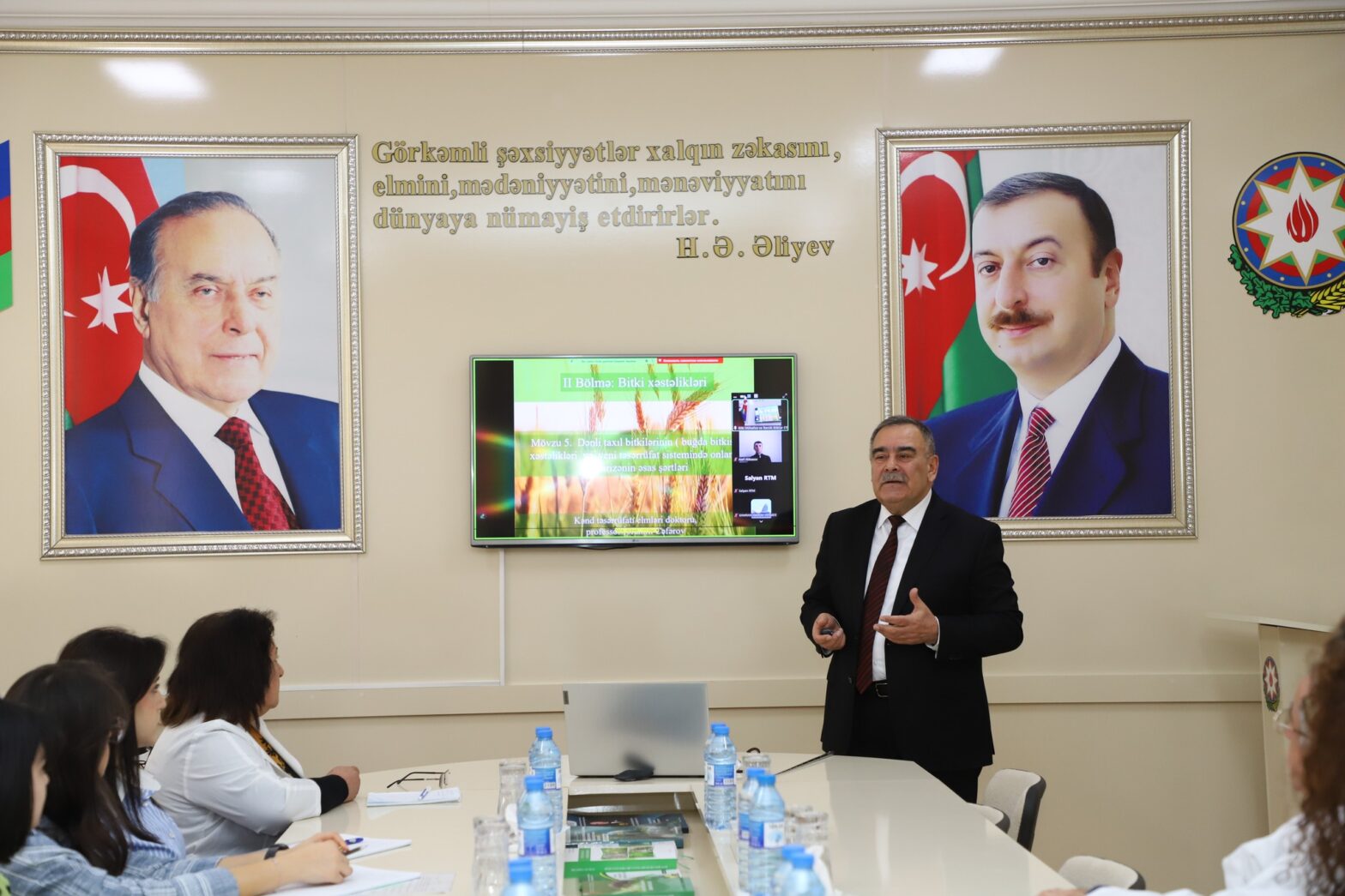 DƏNLİ TAXIL BİTKİLƏRİNİN XƏSTƏLİKLƏRİNƏ DAİR TƏLİM KEÇİRİLİB