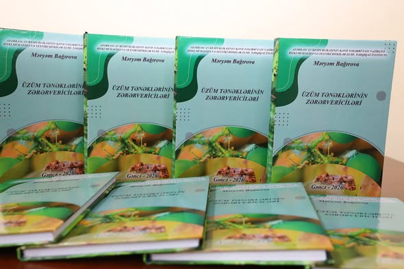 “ÜZÜM TƏNƏKLƏRİNİN ZƏRƏRVERİCİLƏRİ” KİTABININ TƏQDİMATI KEÇİRİLİB