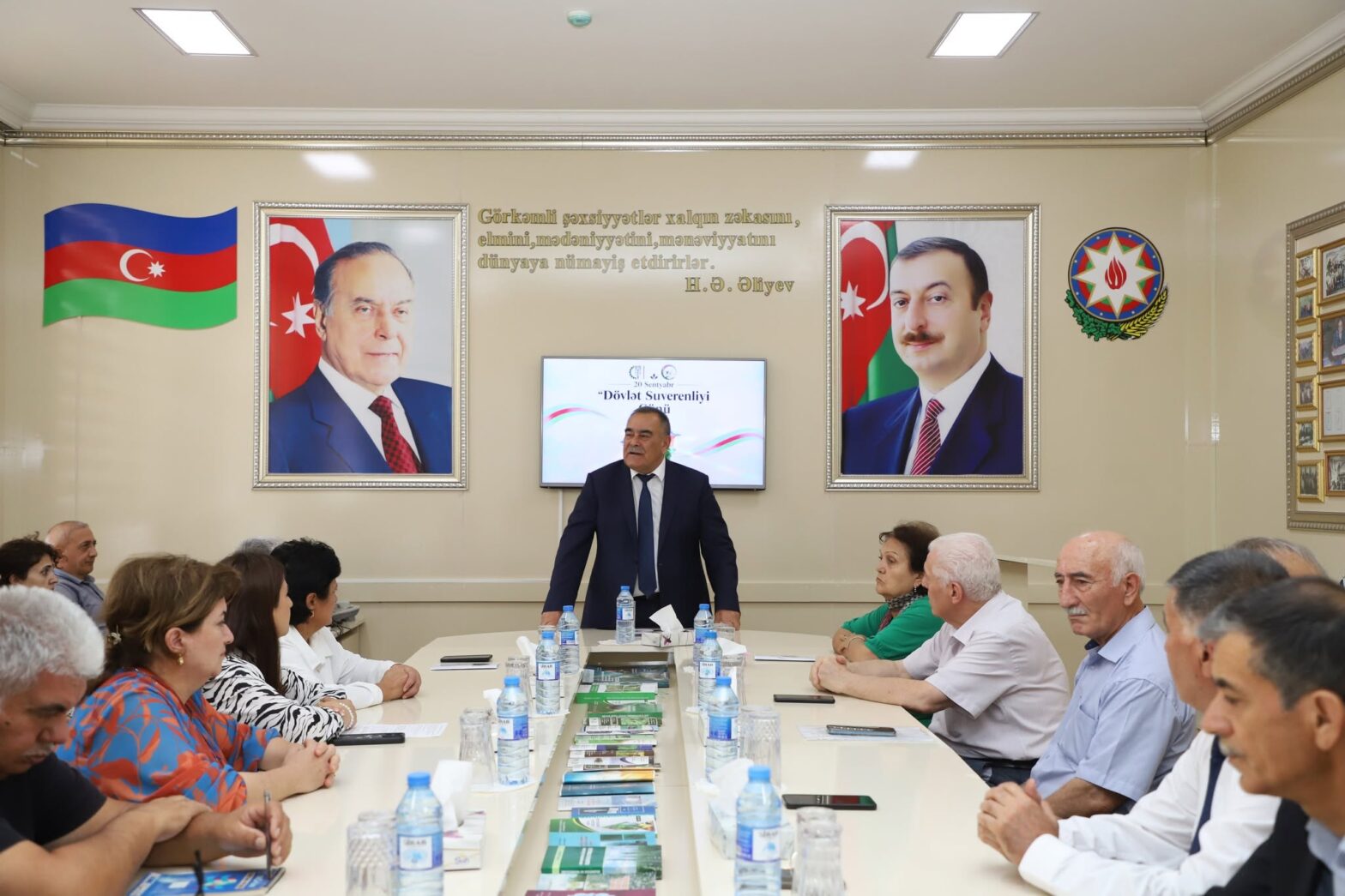 20 SENTYABR – DÖVLƏT SUVERENLİYİ GÜNÜNƏ  HƏSR OLUNMUŞ TƏDBİR KEÇİRİLİB